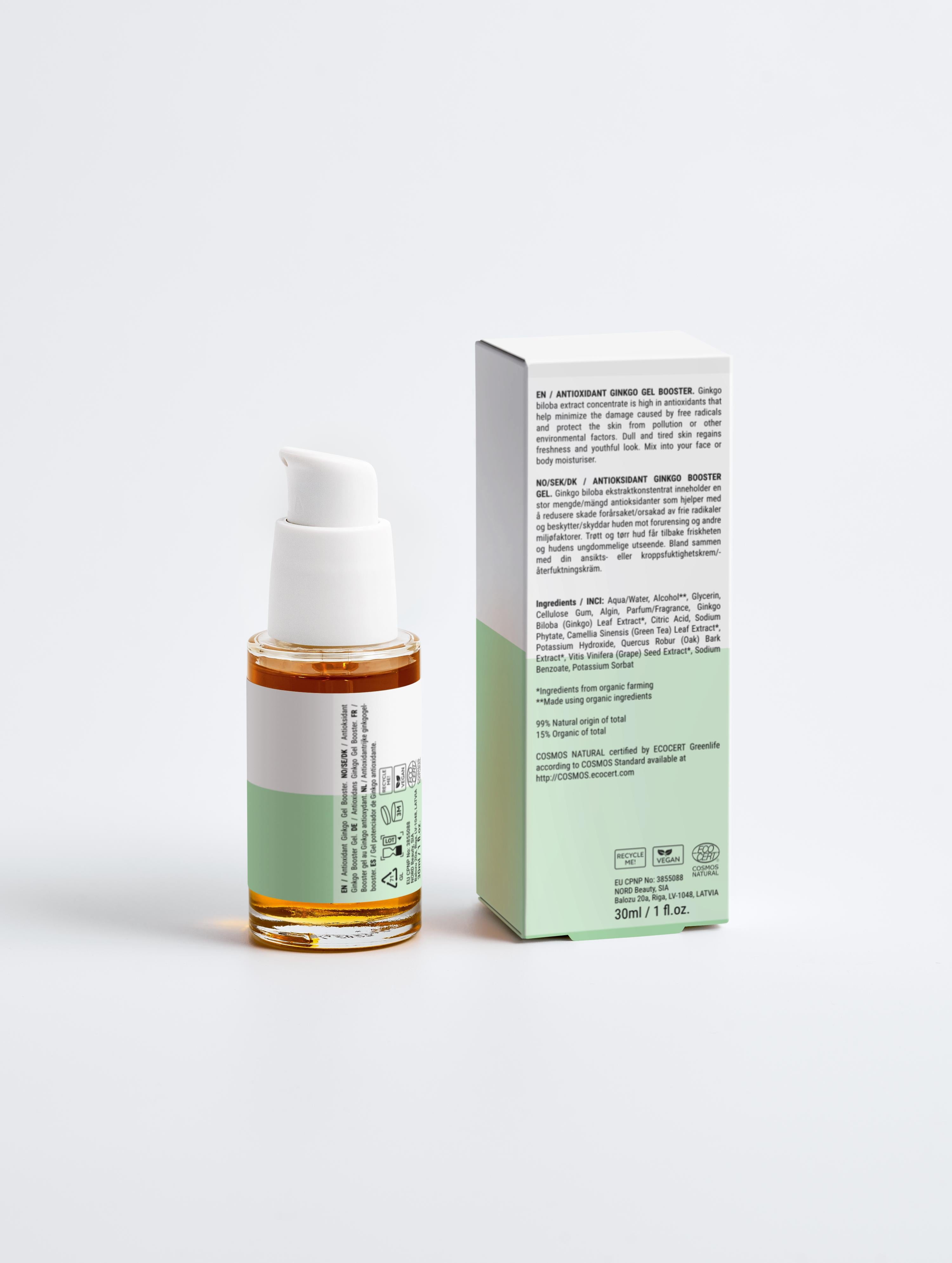 Vital Glow Antioxidant Ginkgo Gel Booster